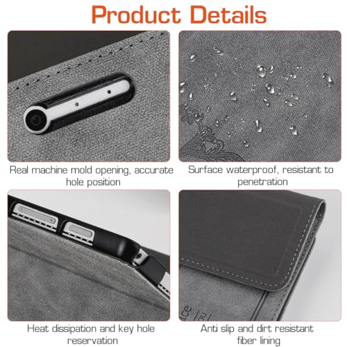 ZORBES® Tablet Cover for Surface Pro 9 10 11 13 inch PU Leather Case 2 in 1 with Anti-Slip Lining Stylus Pen Design Fashion Embossing for 3PCS ZORBES® Tablet Cover for Surface Pro 9 10 11 13 inch PU Leather Case 2 in 1 with Anti-Slip Lining Stylus Pen Design Fashion Embossing for 3PCS